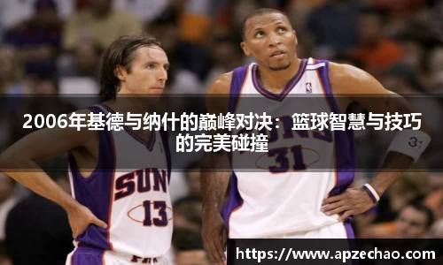 2006年基德与纳什的巅峰对决：篮球智慧与技巧的完美碰撞