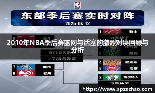 2010年NBA季后赛篮网与活塞的激烈对决回顾与分析